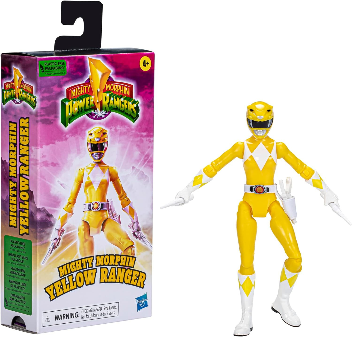 Figura de acción Hasbro Hasbro Power Rangers 6" Mighty Morphin Yellow Ranger 2023
