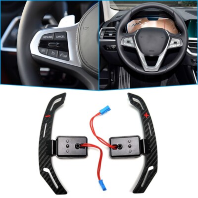 Für BMW G20 G30 G01 G05 F90 F80 F82 M3 M4 Kohlefaser Magnetische Schaltwippen