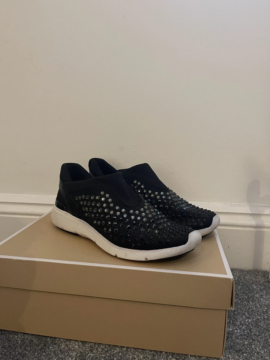 Micheal Cors Ace Trainer Black Uk 6 Missing A Few Gems