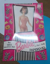 Vintage Barbie Paper Doll The 1965 (American Girl) By Peck Aubrey Plastic Sealed