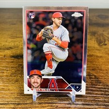 2023 Topps Chrome Update #USC155 Zack Weiss RC Los Angeles Angels