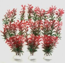  10 Pack 12" Artificial Aquarium Plant Plastic Decoration - Fast Shipping 