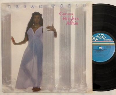 Crown Heights Affair DREAM WORLD lp De-Lite DSR-9508 shrink 1978