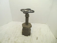 NIBCO Brass Bronze Gate Valve T-134 / T-124 150 SWP 300 WOG Threaded USED