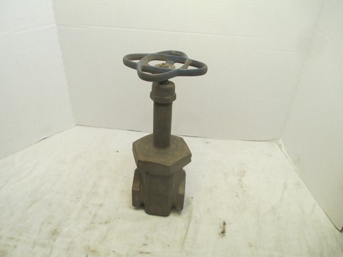 NIBCO Brass Bronze Gate Valve T-134 / T-124 150 SWP 300 WOG Threaded USED
