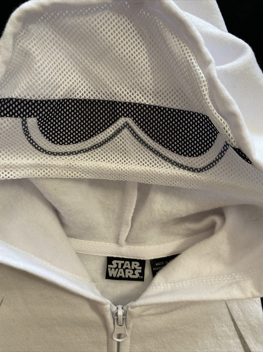 Boys Star Wars Stormtrooper CosHood Zip- Up Hoodie Boys Star Wars Stormtrooper CosHood Zip- Up Hoodie