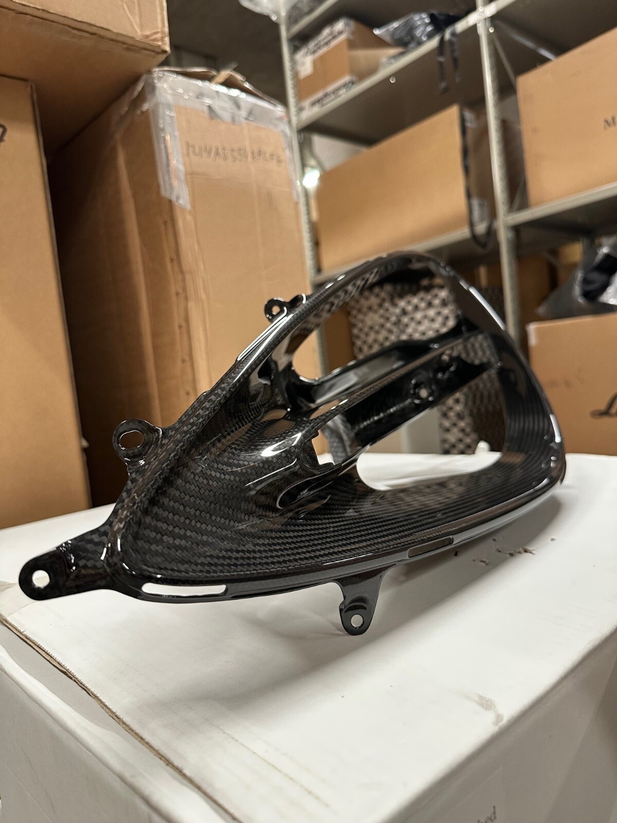 MCLAREN 750S LH CARBON FIBER HEADLAMP BEZEL 14AA507CPCFG