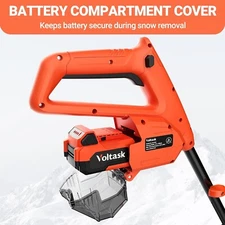 VOLTASK Cordless Snow Shovel 20V | 12-Inch | 4-Ah Cordless Snow Blower