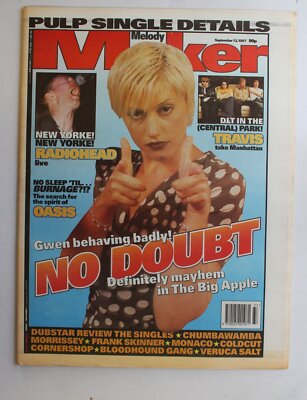 UK Melody Maker Magaz 13.9.97 No Doubt / Lady Diana (The Morning After) / Travis