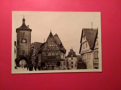 Old Photo Antique City of Rothenburg ob der Tauber Bavaria Bavaria Town Photo 1935