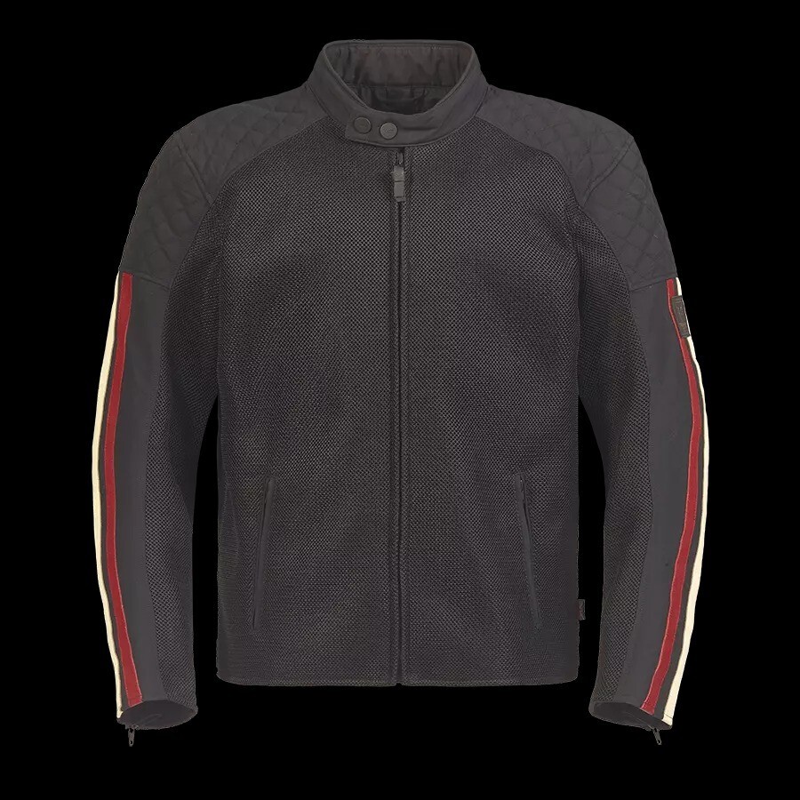 Men's Triumph Braddan Racing Mesh Motorcycle Jacket for Summer Riding