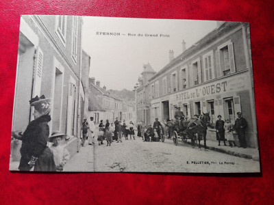 CPA FRANCE 28 Authon, rue du Mans | 28 eure et loir : autres