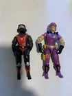 STRATO-VIPER 1986 & SEA SLUG 1987 GI JOE FIGURE LOT HASBRO