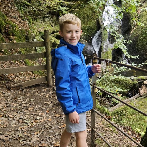 Kids Waterproof Rain Jacket Walking School Nursery Windproof Coat Age 3 - 13 - Picture 25 of 30