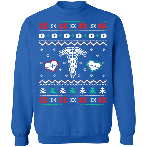 Nursing Ugly Christmas Sweater Sweatshirt - Picture 27 of 45
