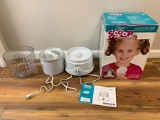 Deni Scoop Factory White Automatic Ice Cream Maker 1-1/2 Qt Model 5100