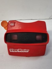 Vintage 3D View Master Viewer Red Classic Viewmaster Toy- USA