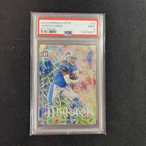 Jahmyr Gibbs [Black Pandora] #18 2023 Panini Donruss Optic Mythical card