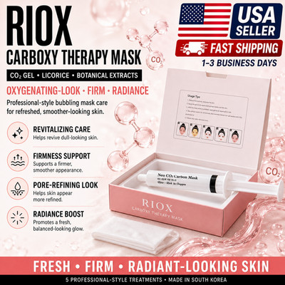 Riox Carboxy Therapy Mask CO2 Skin Rejuvenation Anti-Aging Professional Korean