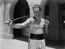 Errol Flynn Shirtless And Sword 5x7 Picture Celebrity Print