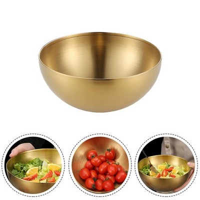 Edelstahl Salatschüssel Backen Küche Rührschüssel Langlebige Metall Rührschüssel