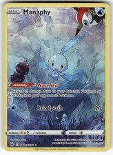 manaphy pokemon card Trading Game XY BREAKpoint Ultra Rare EX #116 When a Pokmon Manaphy - SWSH: Crown Zenith:
