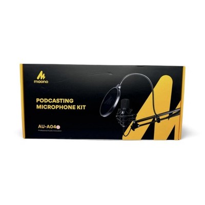 Maono Podcasting Microphone with Studio Headphone Kit-AU-A04H