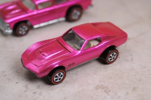 Restored Hot Wheels Redline - Custom Corvette in Hot Pink!! Free Shipping!!