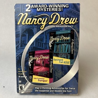 Nancy Drew: Secrets Can Kill & Stay Tuned for Danger 2-Game Box Set (PC, 2001)