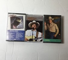 Country Music Vintage Lot George Strait 3 Cassette Tapes  82,  88 And  89