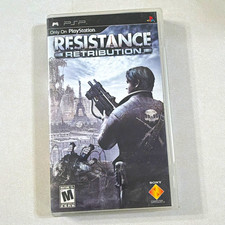 Resistance: Retribution Sony PSP UMD Manual M NTSC-U/C Shooter Resistance