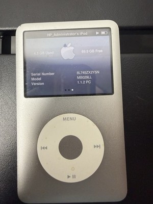 Apple iPod Classic A1238 80GB Silver – Working Read | eBay