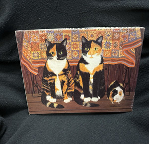 1989 Great American Puzzle Calico Cats and Friend Mimi Vang Olsen - COMPLETE