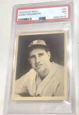 1939 Play Ball Baseball #56 Hank Greenberg PSA 7