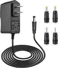 12V Massage Gun Charger, 12.6V 1.0A, Universal 12V, 1.5m/5FT Power Cord, Swit...