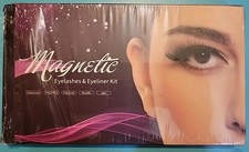 12 Pr. Magnetic Eyelashes W/2 Tubes eyeliner Kit-