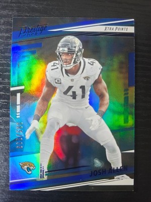 2022 Panini Prestige Josh Allen Xtra Points Blue /299 #137 Jaguars