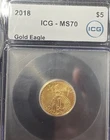 2018 MS 70 $5 GOLD EAGLE