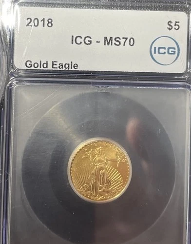 2018 MS 70 $5 GOLD EAGLE