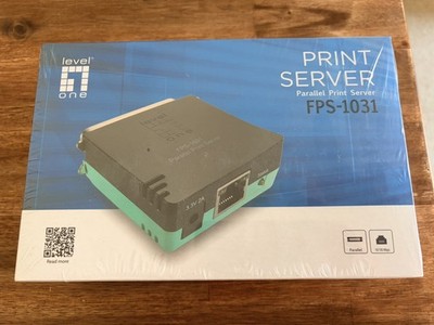 LevelOne FPS-1031 Print Server mit 1 Parallel-Port # 501031 / FPS-1031