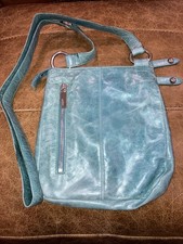 HOBO International Polished Leather Cambel Bl...