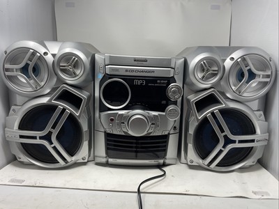 Retro Panasonic SA-AK320 Works 5 CD Dual Cassette Radio Home