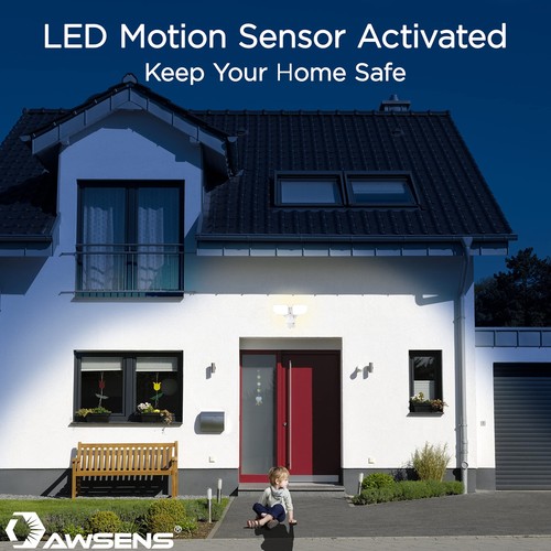 30W LED Motion Sensor Security Light Outdoor, 180 Degree, 2600 LM, 5100 K, ET... - Picture 5 of 9