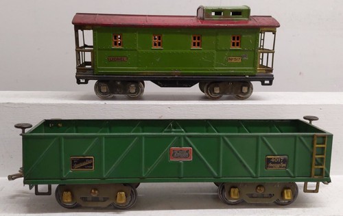 Coches de carga American Flyer & Lionel surtidos vintage calibre O [2] #4017 #517 | Zustand: Used