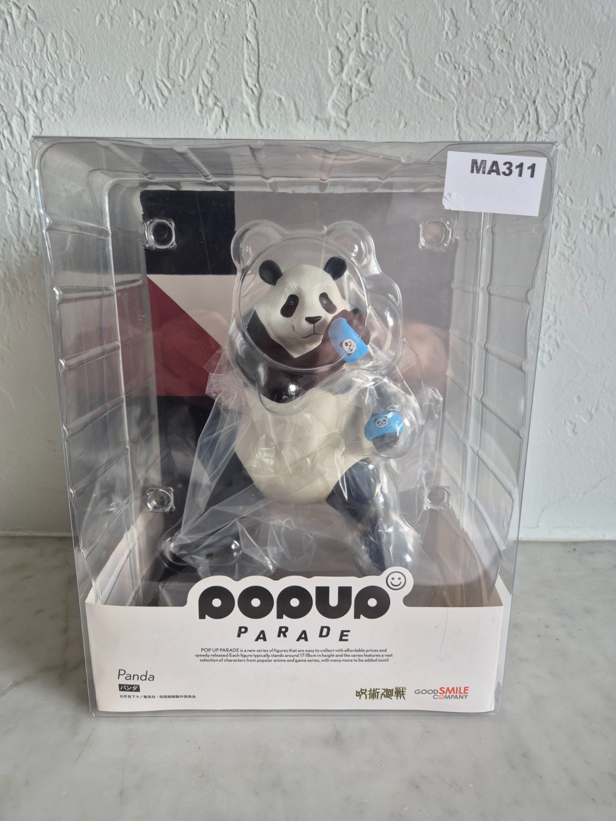 Figurine Panda Manga Jujutsu Kaisen en vinyle de 15 cm sous blister officiel