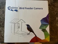Smart Bird Feeder with Camera Solar Powered, 2K 3MP HD Live Video &Playb 64GB