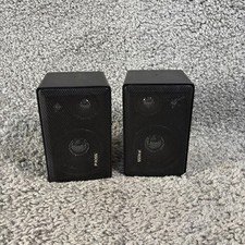 Ross RE-4500 3 Way Bookshelf Speakers Pair Black 25W HiFi Stereo