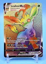 Carta Pokemon - Leafeon VMAX Cieli in Evoluzione 204/203 Rara Segreta