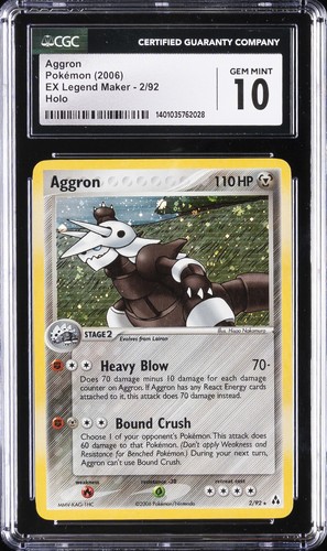 Aggron graded CGC 10 for sale on eBay