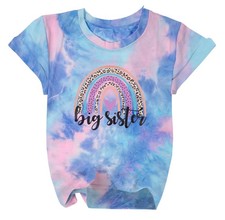 Big Sister Shirt Toddler Girls Sibling Reveal Shirt Size 18-24 Months